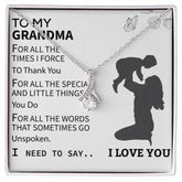 Gift For Grandma, Grandma Necklace, Forever Love Pendant, Meaningful Gift For Grandmother